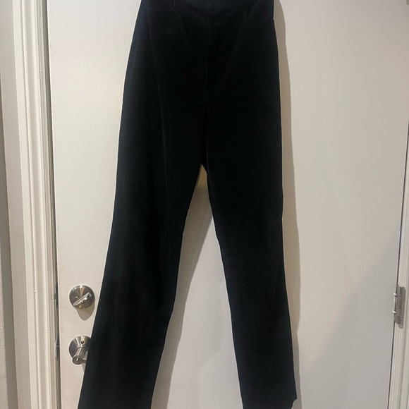 John michael black high wasted suede pants. - Picture 2 of 5